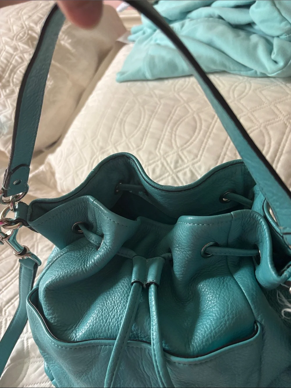 Coach leather purse